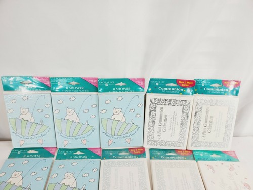 Lot of 168 American Greetings Cards With Envelopes Sealed New Multiples Thank U - Picture 2 of 11