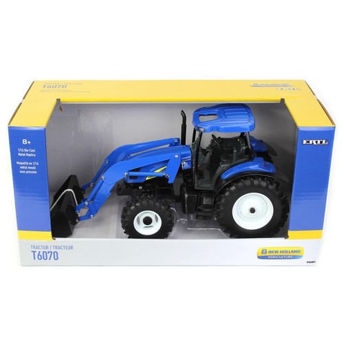 ERTL 1/16 New Holland T6070 with Loader & MFD Tractor 13988 - Picture 6 of 6