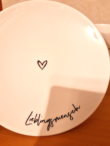 Villeroy & Boch - SET: Lieblingsmensch : Kaffeebecher + Teller + Müslischale - Bild 3 von 6