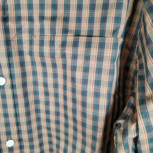 Duluth Trading Co Men's Wrinkle Fighter Slim Fit Shirt 2XL 100% Cotton Green - Picture 6 of 8