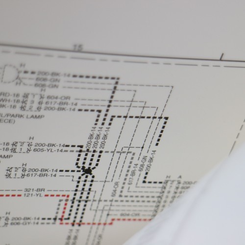 Caterpillar 966F series II Wheel Loader Electrical System Schematic manual shop - Picture 4 of 4