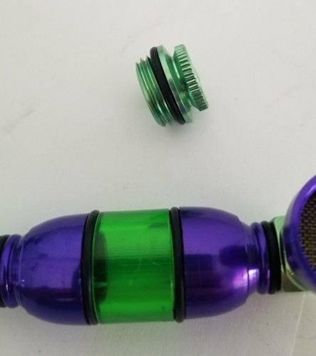 Joker Metal Smoking pipe 3" set of 2 +extra oring - Picture 10 of 11