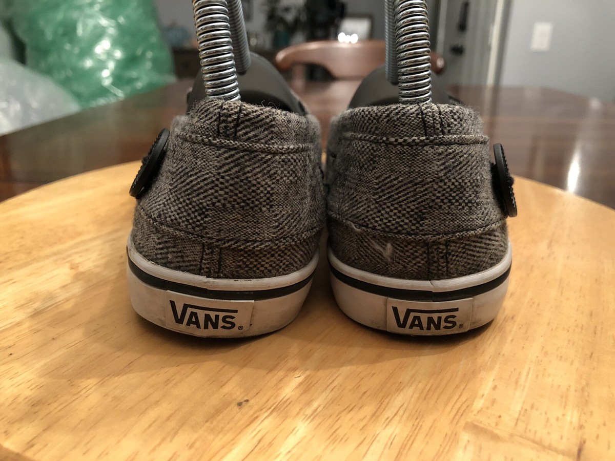 Vans loafers black cheap
