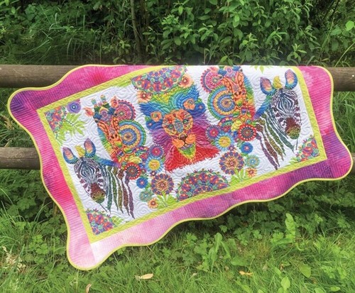 Non-Slip Scallop Template - Creative Grids - Add a Scalloped Border to Any Quilt - Picture 2 of 2