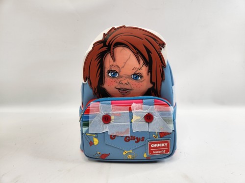 Chucky Exclusive Cosplay Lenticular Mini Backpack by Loungefly Halloween New - Picture 13 of 24