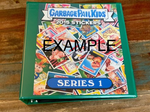 GARBAGE PAIL KIDS YEARLY SERIES 1 - 3 CARD STORAGE BINDERS “PICK YOUR FOLDER” - Picture 17 of 20