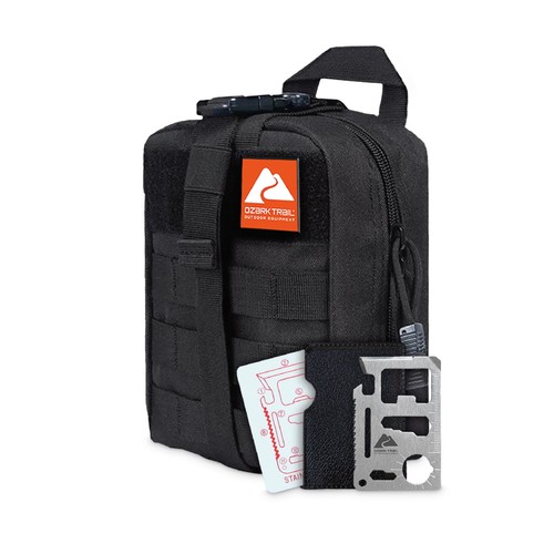 Ozark Trail 17 PC Survival Deluxe Kit with Flashlight,Knife,Fire Starters - Picture 6 of 6