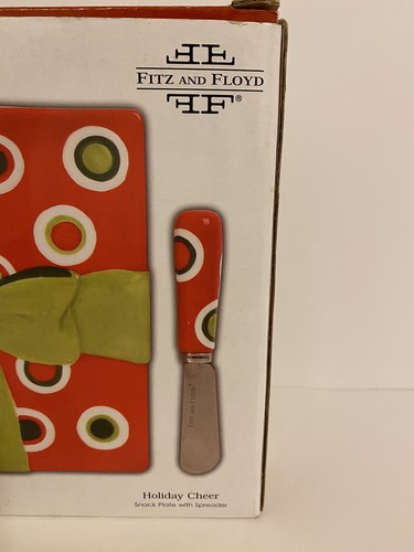 fitz and floyd holiday cheer Snackteller - Bild 4 von 4