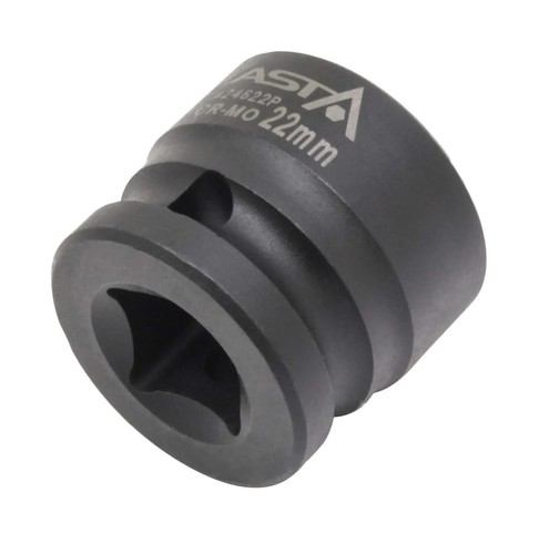 ASTA 22mm Stubby 6 Point Metric Impact Socket 1/2″ Drive Length – 28mm - Picture 4 of 5
