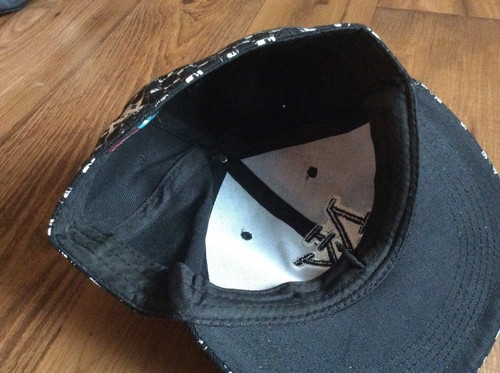 Gorra de béisbol New York negra SS grande capricho gótico NY grunge hip Y2K sombrero EE. UU. 60 cm - Imagen 2 de 6