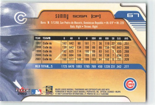 Sammy Sosa MEGA SALE - You Pick - RC, Inserts, Base Set - Listing 2 of 2! - Picture 95 of 141