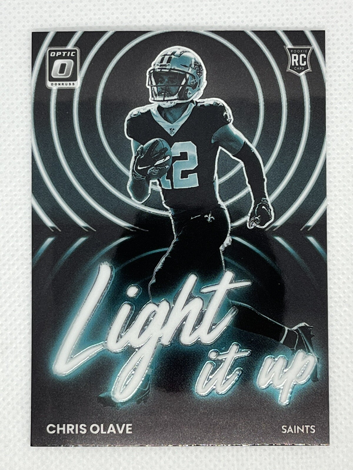 Drake London 2022 Donruss Optic RC Light It Up #LU-14 Atlanta Flacons Rookie