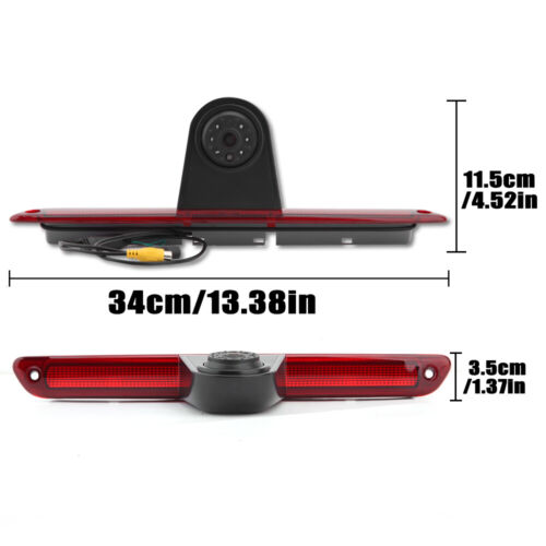 High 3rd Brake Rear Light Reversing Backup Camera With Cable For Benz Sprinter - Foto 3 di 13
