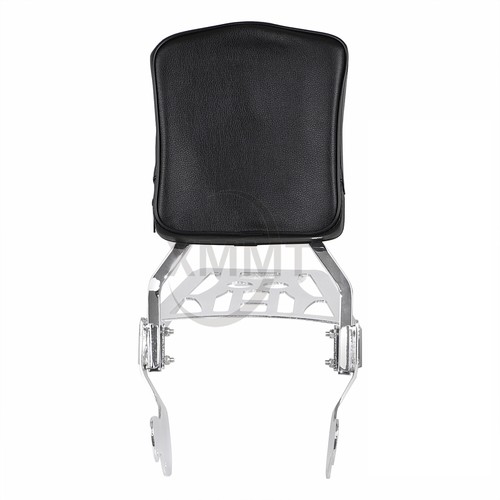Sissy Bar Backrest W/ Luggage Rack for Victory Kingpin Vegas 8 Ball Low 2003-up - Picture 3 of 10