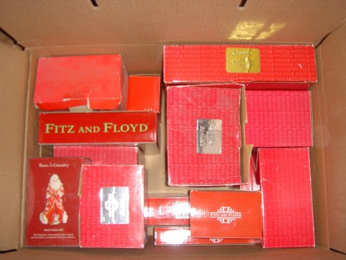 Fitz & Floyd Yuletide Kitten Snack Piatto Snack Stendi Natale Artigianale 19/470 - Foto 11 di 11