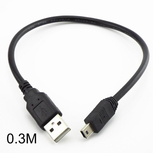 Mini T port USB charging Data Cable Car DVR Camera 5V Charger extension wires - Picture 3 of 11