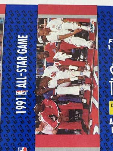 UNCUT SHEET 1991 Fleer Basketball NBA JORDAN MAGIC BIRD COACHES 120 CARDS - Picture 9 of 12