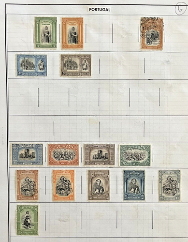 Francobolli Portogallo: 08042024 collezione di oltre 600 nuovi e usati su 22 pagine. - Foto 6 di 22