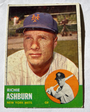 1963 Topps #135 Richie Ashburn