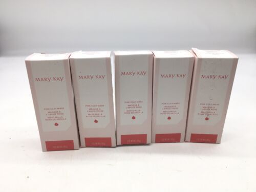 Lot of 5 New Special Edition Mary Kay Pink Clay Mask - Full Size -
