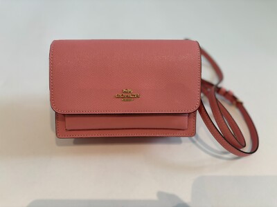 pink coach belt bag