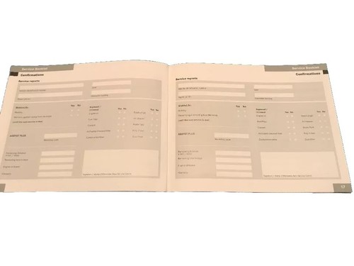 Mercedes-Benz Service Book SLK R170 R171 R172 AMG CDI BLANK . - Picture 5 of 6