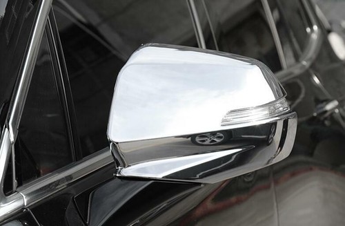 Fit For Cadillac XT5 2017-2022 Chrome Exterior Rear View Mirror Cover Trim 4PCS - Picture 3 of 8