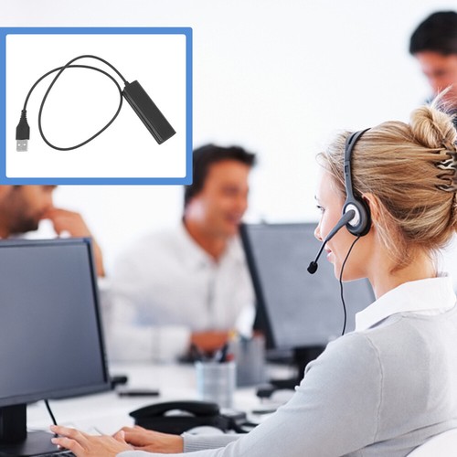 Adaptateur USB pour Casque RJ9 vers liquidation Convertisseur Crystal Office Femelle