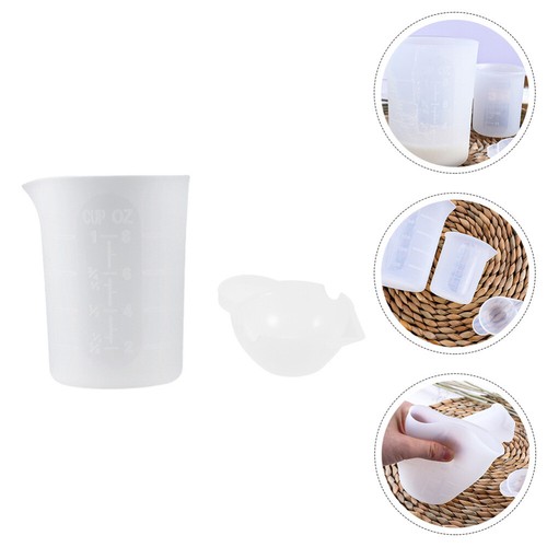 2pcs Measuring Cup Silicone Mixing Cup Medicine Measuring Cups Measuring Jugs - Picture 4 of 12