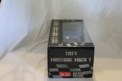Sunstar 71 Mach 1 en azul negro escala 1:18 - Imagen 7 de 8