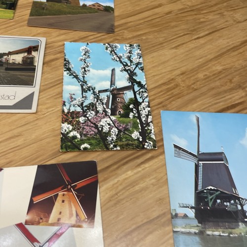 Vintage Lot of 17 Holland Windmill Flowers Postcards International Travel KG JD - Picture 4 of 24