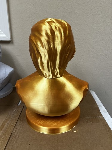 ¡Gigante! 343 mm de altura Presidente Donald Trump busto dorado impresión 3D regalo gratuito - Imagen 5 de 5