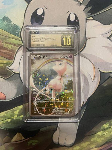 Pokemon CGC Pristine 10 1st Edition Japanese Mew From Mythical Dream Shine
