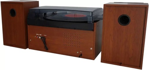 Boytone BT-24MB Bluetooth Classic Style Record Player Turntable with AM/FM - Picture 4 of 6