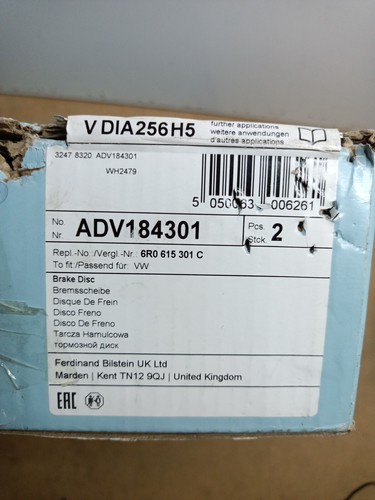 Blue Print ADV184301 Brake Disc - Picture 5 of 6