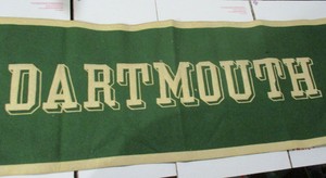 C 1910 Dartmouth College Felt Pennant Banner 15x46 Ebay