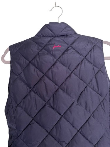 Joules. Puffer Vest. Size 4. Reversible Navy-Floral. NWT - Picture 2 of 7