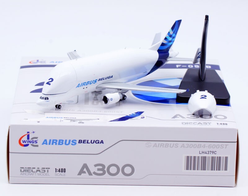 エアバス A300-600ST(ベルーガ) F-GSTA 1/400 1:400 JC Wings Airbus A300-600ST