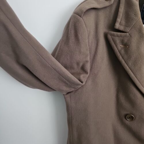Cappotto Burberrys marrone vintage lana trench sopra cappotto taglia 48 Burberry London - Foto 3 di 15