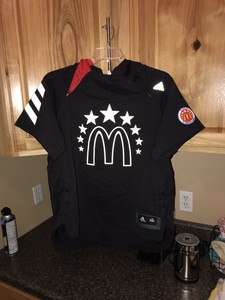nwt sz mcdonalds 2xl adidas hoodie basketball jacket american