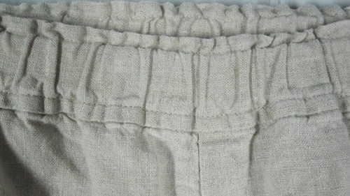 Eileen Fisher Pants Womens L Beige Wide Leg Ankle Lagen Look Preppy Quiet Luxury - Picture 5 of 11