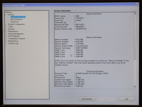 Dell Precision T1600 Xeon E5-1225 3.1GHz Quad Core 8GB 3DDR3 320GB Radeon 7470 - Picture 11 of 12