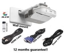 Epson Powerlite 475w Ultra-Short Throw Projector with Wall mount