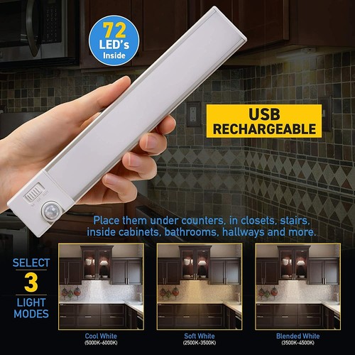 Sensor Brite Slim Beam Plus  Motion Activated Under Cabinet Light - Rechargeable - Bild 2 von 6