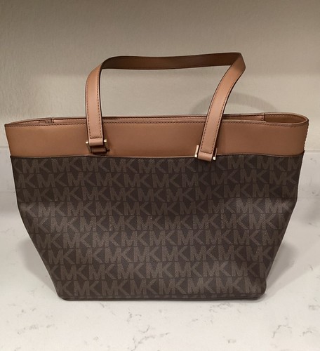 BOLSO DE MANO DE CUERO MICHAEL KORS MONOGRAMA - Imagen 4 de 8