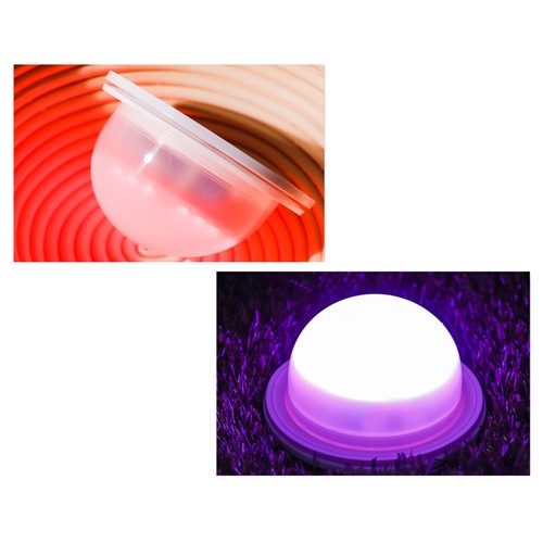 17" inch RGB LED Cube Chair Rechargeable Lighting Seat 16 Colors Outdoor Patio - Picture 12 of 12
