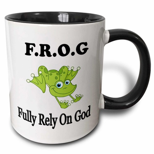 3d Rose Frosch Fully Trust on God Tasse - Bild 11 von 14