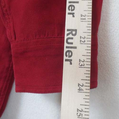 Duck Head Shirt Mens Large Red Faux Suede Button Up Casual Western Outdoors - Picture 10 of 11