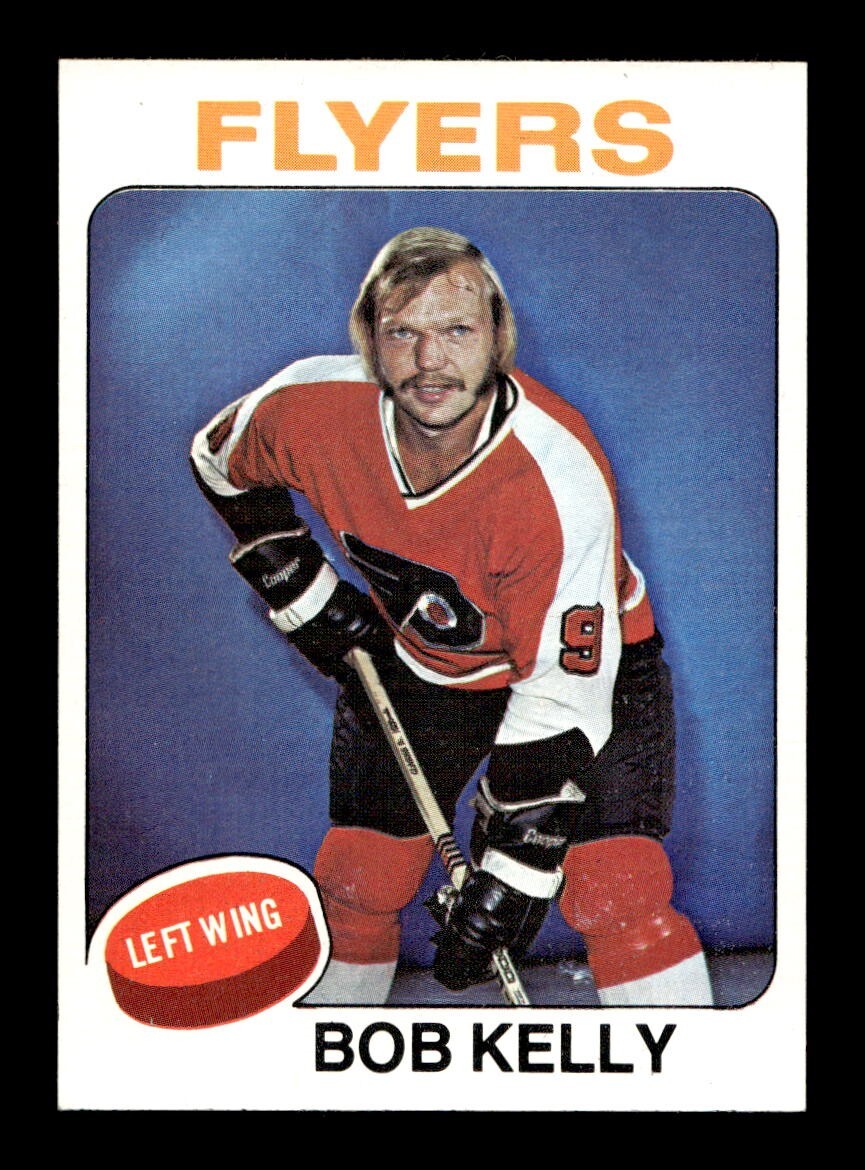 1975 76 Topps #184 Bob Kelly Flyers NEAR MINT *r6