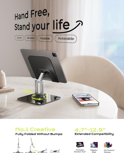 LISEN Tablet Stand iPad Tablet Stand Holder - Picture 2 of 7